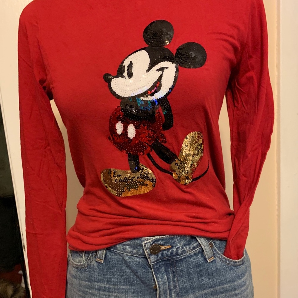 Vintage 90’s Mickey Mouse L/S Tee Medium